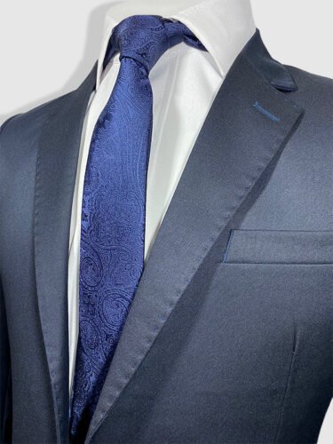 Terno Alfaiataria Poliviscose com Elastano Azul Noite - Image 3