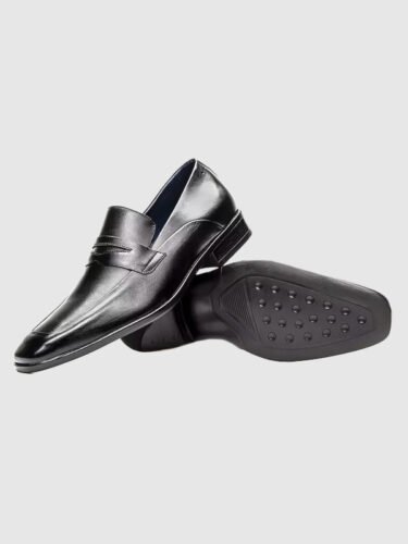 Sapato Social Loafer Couro Preto - Image 2