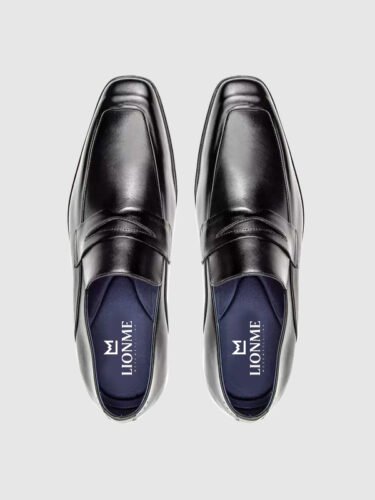 Sapato Social Loafer Couro Preto - Image 3