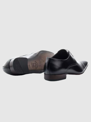 Sapato Social Derby Couro Preto - Imagem 3