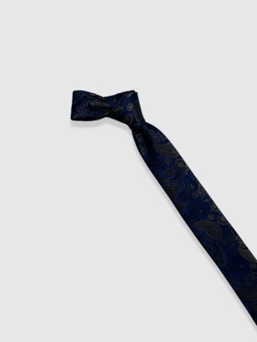 Gravata Jacquard Azul - Imagem 2