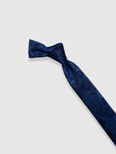 Gravata Jacquard Azul - Imagem 2