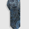 Gravata Jacquard Azul Metálica