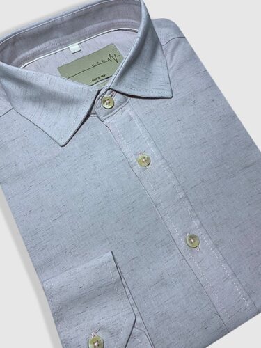 Camisa Manga Longa Linho Rosa - Imagem 2