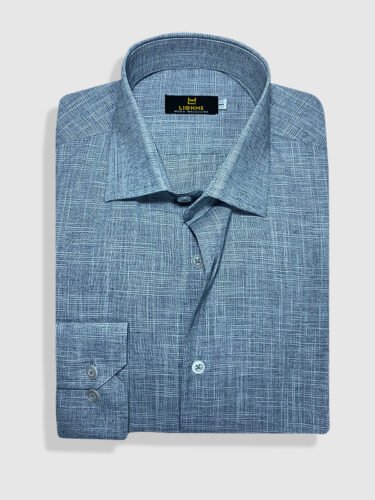 Camisa Manga Longa Cobalto Chambray