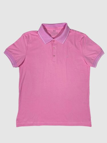 Polo Malha Algodão com Elastano Rosa - Imagem 2
