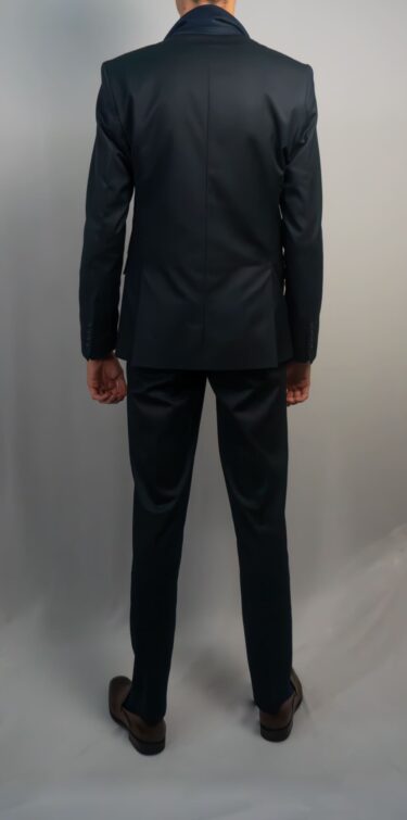 Costume Alfaiataria Poliviscose com Elastano Azul Noite - Imagem 3