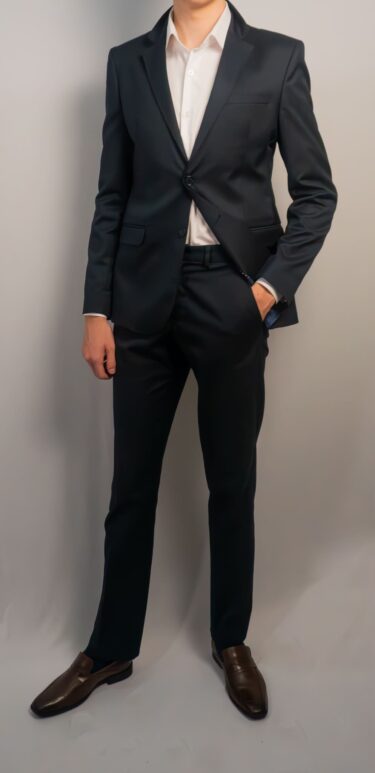 Costume Alfaiataria Poliviscose com Elastano Azul Noite - Imagem 2